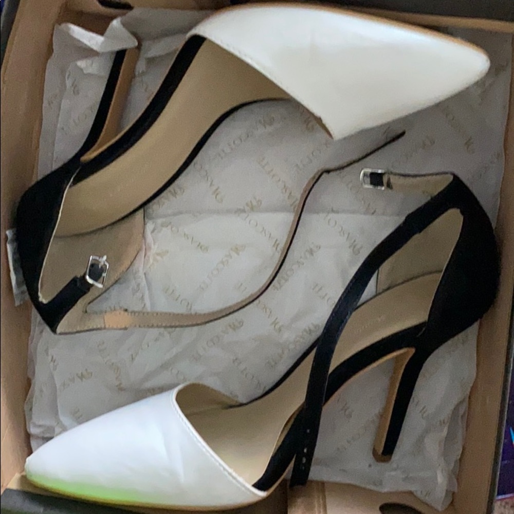 Beautiful black and white heels